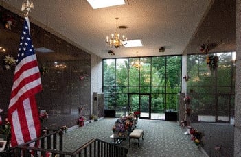 Interior shot of Laurel Grove Cemetery