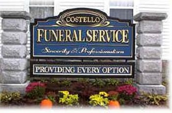 Exterior shot of Costello Funeral Service