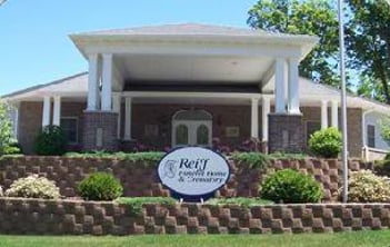 Exterior shot of Reiff Funeral Homes