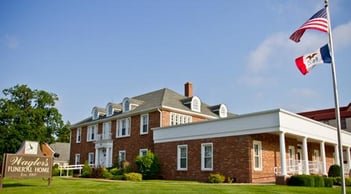 Exterior shot of Wagler's Funeral Home