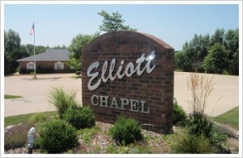 Exterior shot of Elliott Funeral Chapel