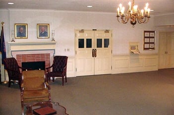 Interior shot of Runge Mortuary & Crematory