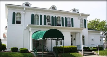 Exterior shot of Murray Funeral Home