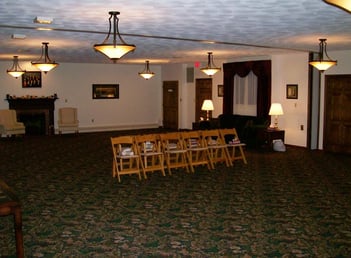 Interior shot of McDonald Funeral Home