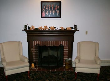 Interior shot of McDonald Funeral Home