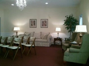 Interior shot of Welch Funeral Home