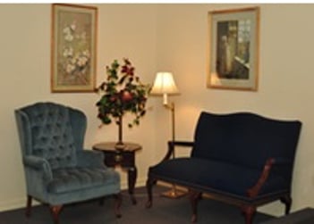 Interior shot of Bowser Minich Incorporated Funeral Home