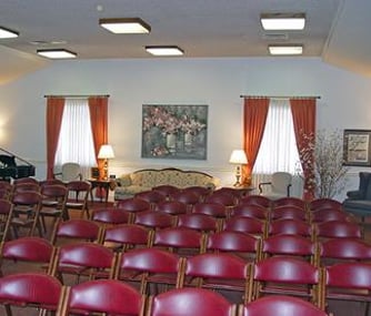 Interior shot of Parthemore Funeral Home Incorporated