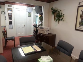 Interior shot of David Zweier Funeral Home Incorporated