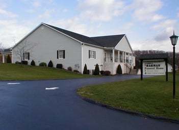 Exterior shot of Harman Funeral Home & Cremator