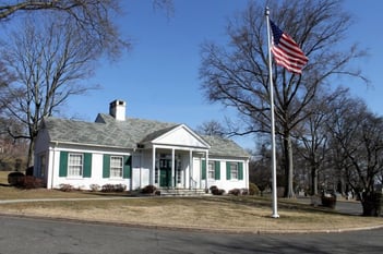 Colonial Style Office Building located near Main Gate