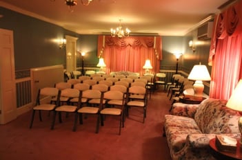 Interior shot of Jennings-Calvey Funeral Home