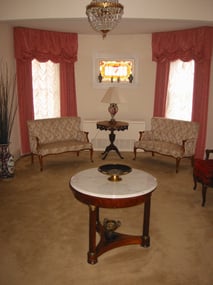 Interior shot of August J Haas Funeral Home Incorporated