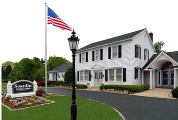 Exterior shot of Scanlin Funeral Home