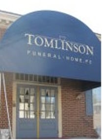 Exterior shot of Tomlinson Funeral Home PC