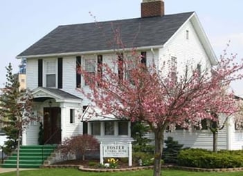 Exterior shot of Foster Funeral Home