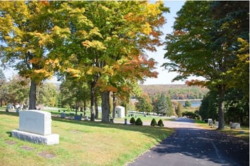 Exterior shot of Grand View Memorial Park
