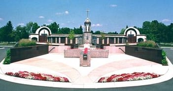 Exterior shot of St Hedwig Cemetery & Mausoleum