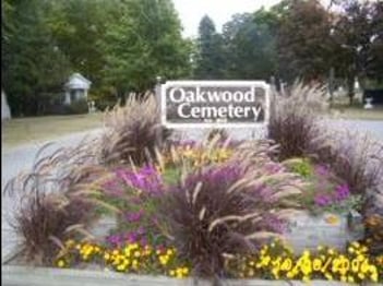 Exterior shot of Adrian Oakwood Cemetery