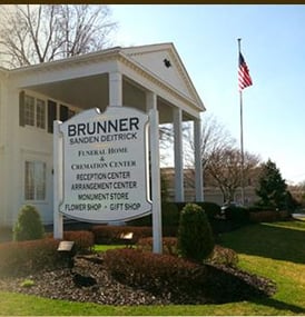 Exterior shot of Brunner-Nixon Funeral Home