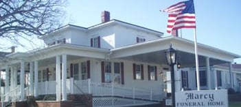 Exterior shot of Marcy Funeral Home