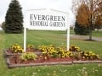 Exterior shot of Evergreen Memorial Gardens