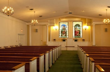 Interior shot of Wages and Sons Funeral Home & Crematory