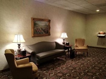 Interior shot of Crowell Brothers Funeral Home