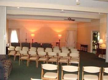 Interior shot of Higgins-Reardon Funeral Homes