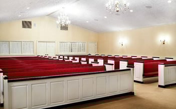 Interior shot of Carmichael Funeral Homes