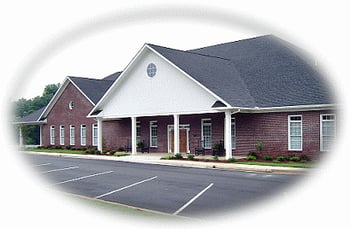 Exterior shot of AE Carter Funeral Home