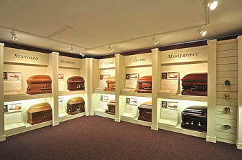 Interior shot of Belton-Stroup Funeral Home