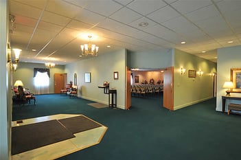 Interior shot of Belton-Stroup Funeral Home
