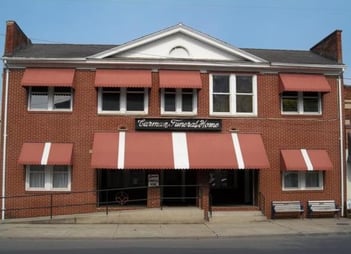 Exterior shot of Carman Funeral Home