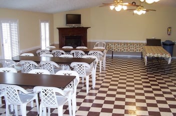 Interior shot of Benson Funeral Home