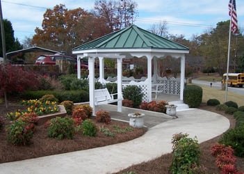 Exterior shot of Benson Funeral Home