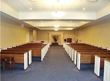 Interior shot of Brunswick Memorial Park Cemetary and Funeral Home