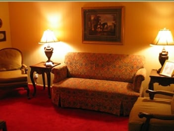 Interior shot of Carson Mc Lane Funeral Home