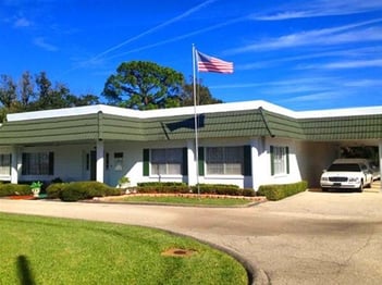 Exterior shot of Cardwell, Baggett and Summers Funeral Home & Crematory