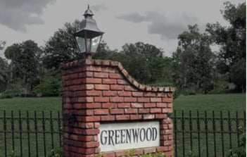 Exterior shot of Greenwood Cemetery