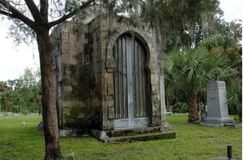 Exterior shot of Greenwood Cemetery