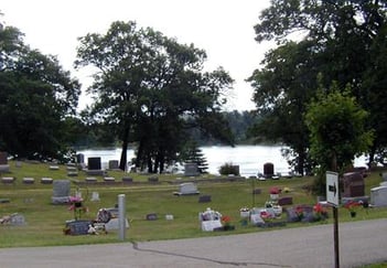 Exterior shot of Waupaca City Cemetery