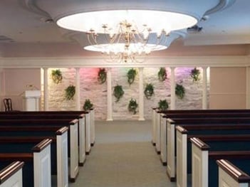 Interior shot of Washburn-McReavy Funeral