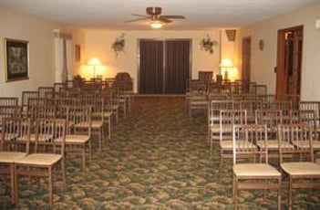 Interior shot of Daniel-Anderson Funeral Home