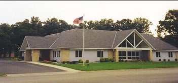 Exterior shot of Worlein Funeral Home