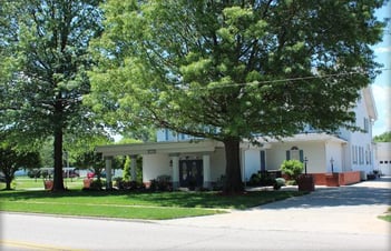 Exterior shot of Kravanya Funeral Home