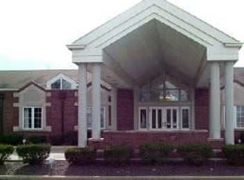 Exterior shot of Elias-Smith Funeral Home