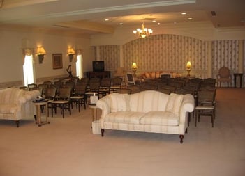 Interior shot of Irwin Chapel Funeral Home