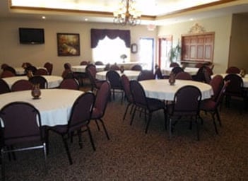 Interior shot of Thielen Funeral home