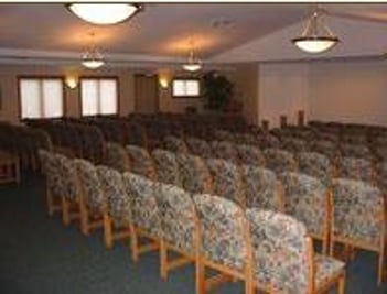 Interior shot of Glende Nilson Funeral Homes